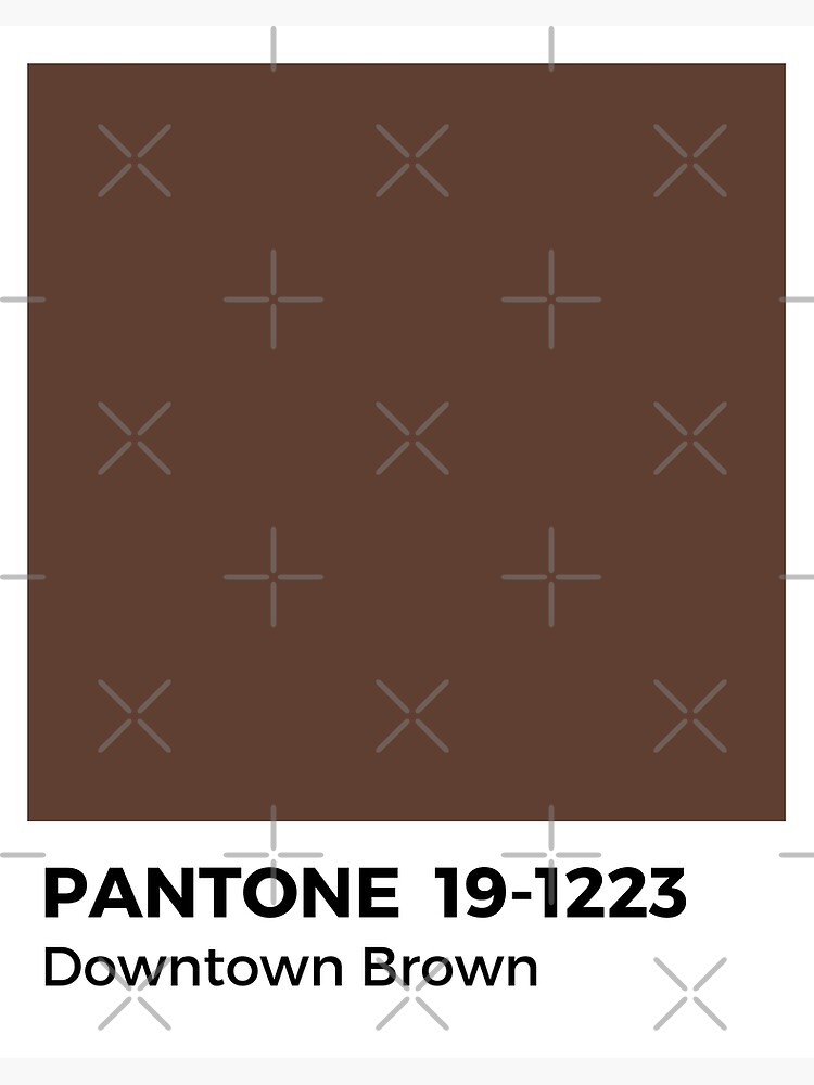 Pantone brown beige | Art Print