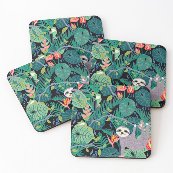 Item preview, Jungle Sloth Pattern  designed and sold by MarcSabuncu.