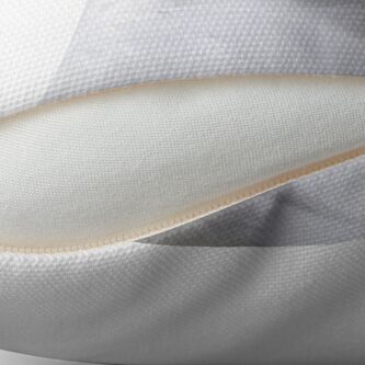 Alternate view of Shy Swan Throw Pillow