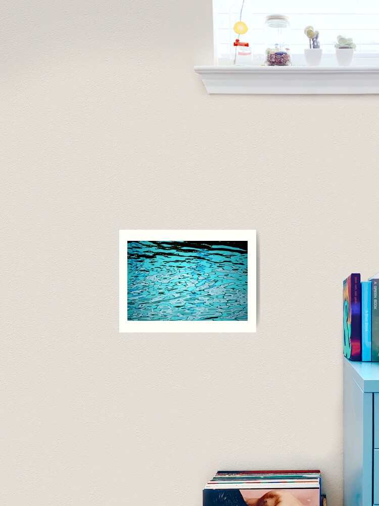 Thumbnail 1 of 3, Art Print, Aqua Abstract designed and sold by Tiffany Dryburgh.
