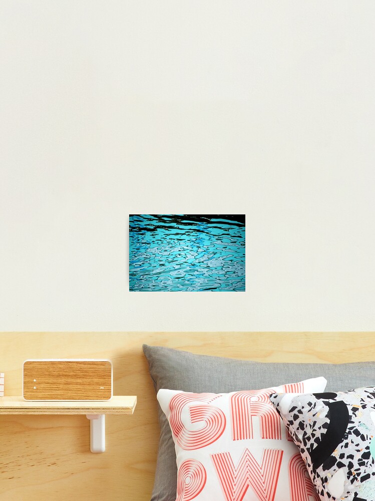 Thumbnail 1 of 3, Photographic Print, Aqua Abstract designed and sold by Tiffany Dryburgh.