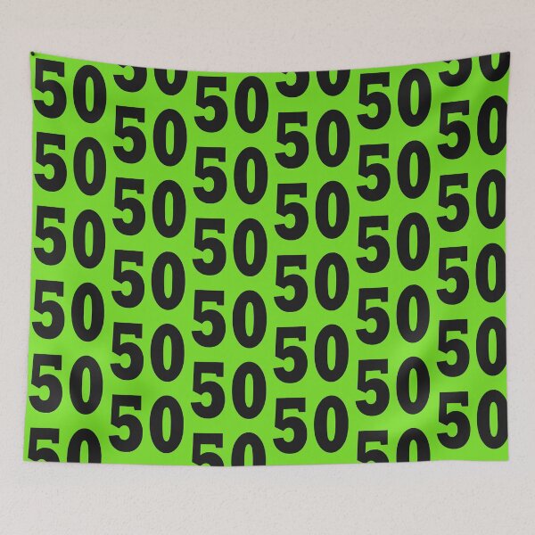 Item preview, NUMBER --- 50 IN RED COLOR designed and sold by solgel47.