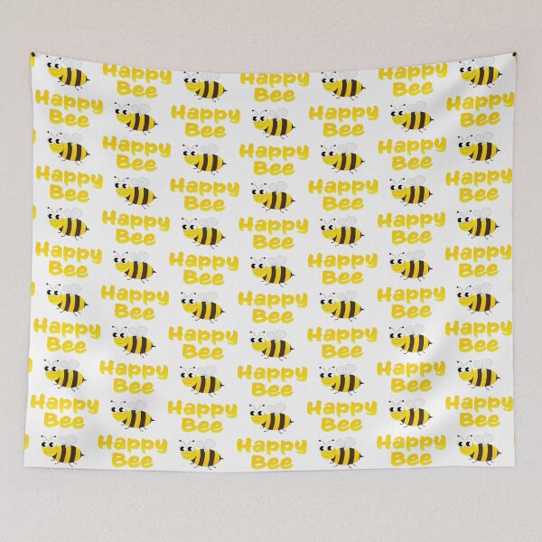 Item preview, Bee Happy Yellow And Brown Bee designed and sold by geminivibe.