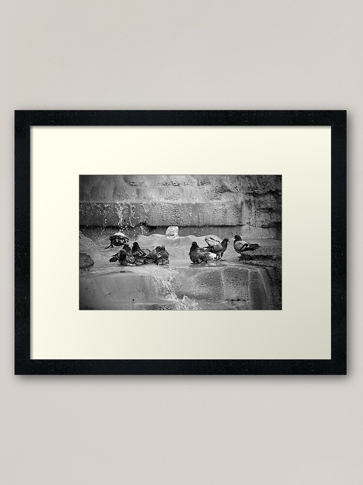Alternate view of Playing in the Trevi Framed Art Print
