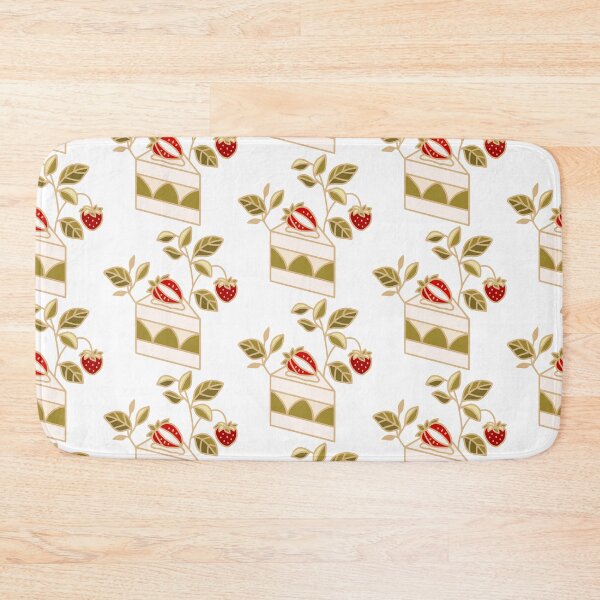 Item preview, Matcha & Strawberry Cake designed and sold by artflorara.
