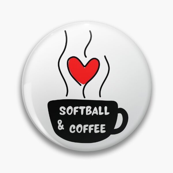 Item preview, Softball & coffee designed and sold by TheGreenGoat.