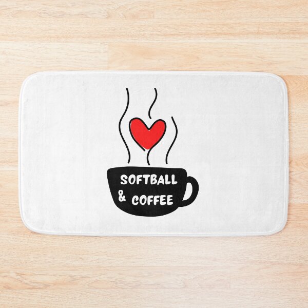 Item preview, Softball & coffee designed and sold by TheGreenGoat.