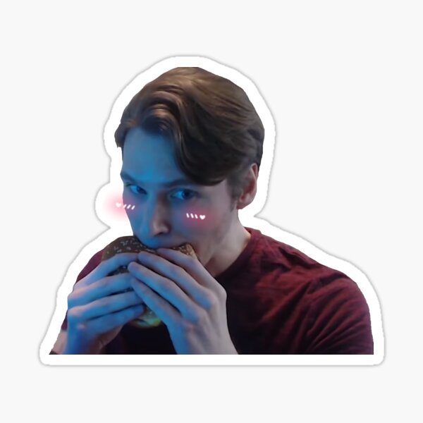 Item preview, jerma985 burger (shy) original @rainbow-- designed and sold by rainbow--.