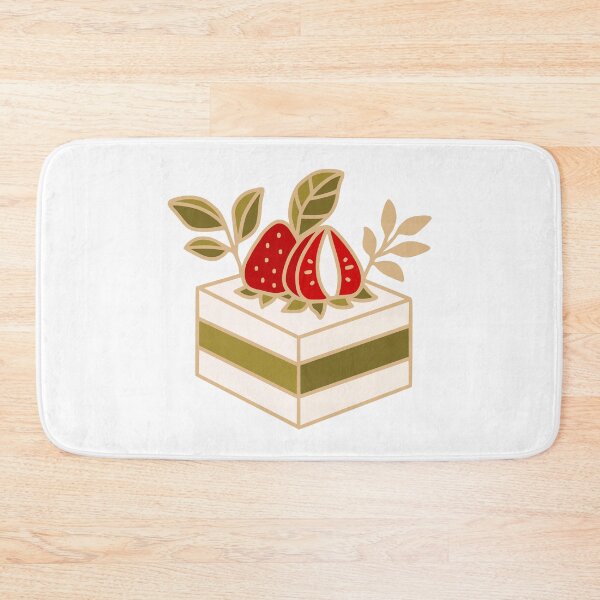 Item preview, Green Tea & Strawberry Cake designed and sold by artflorara.