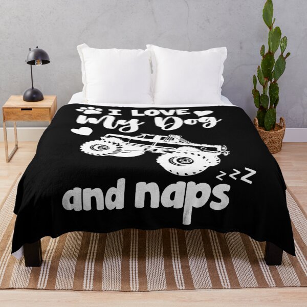 Item preview, I Love My Dog Monster trucks And Naps designed and sold by sleeksy.