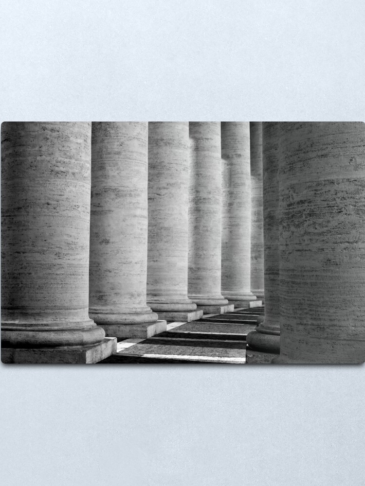 Alternate view of Columns of St Peter's Metal Print