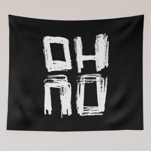 Item preview, Oh No Hand Typography designed and sold by badlydrawnbabe.