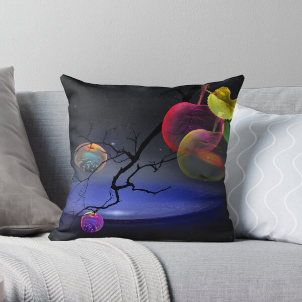 Apple Spheres Pillow Throw Pillow
