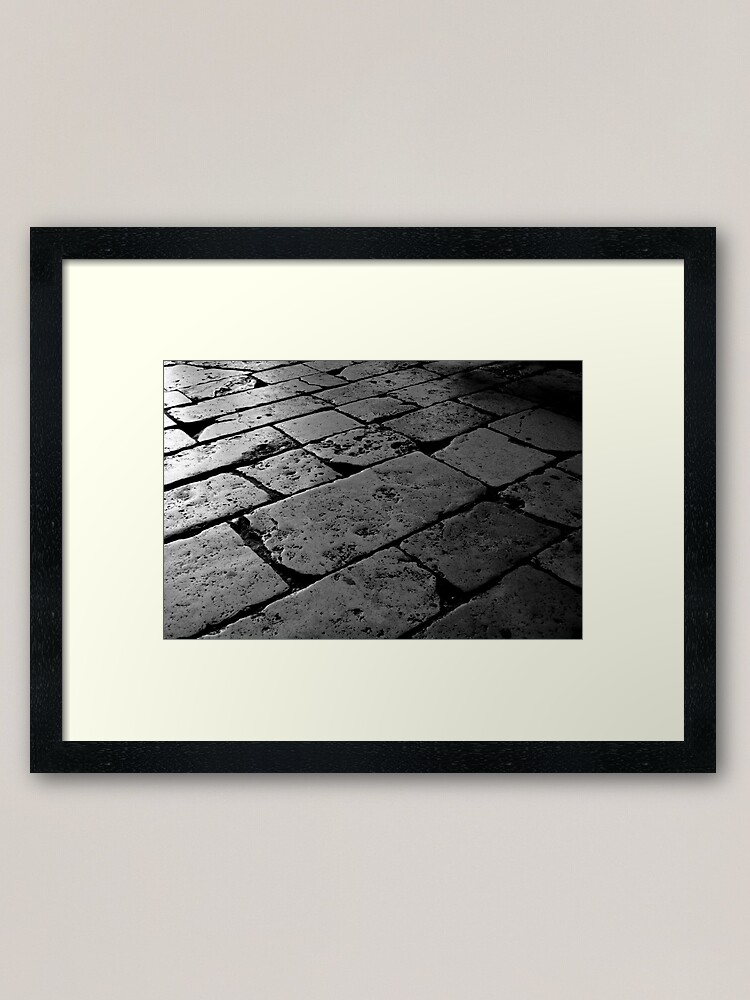 Thumbnail 2 of 7, Framed Art Print, Colosseum Flagstones designed and sold by Tiffany Dryburgh.