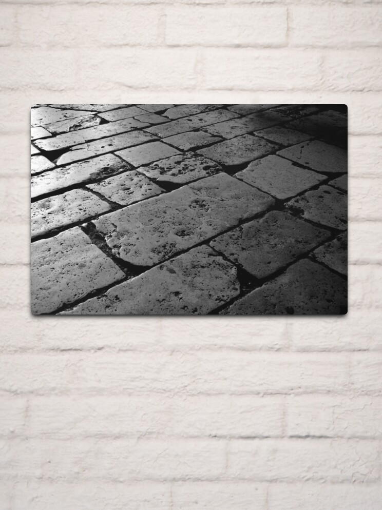 Thumbnail 2 of 4, Metal Print, Colosseum Flagstones designed and sold by Tiffany Dryburgh.