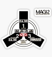 Evangelion magi symbol Sticker