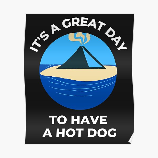 "It is a great day to have a hot dog! Iceland volcano eruption