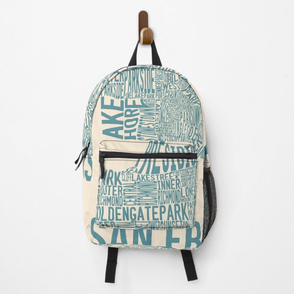 Item preview, San Francisco Neighborhoods - Blue on Tan designed and sold by samvschantz.