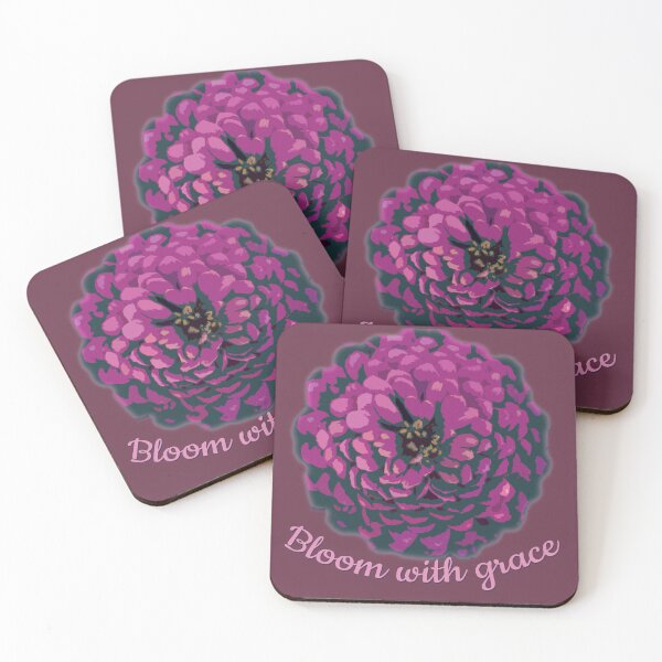 Item preview, Bloom with grace purple flower pattern  designed and sold by myseptember18th.