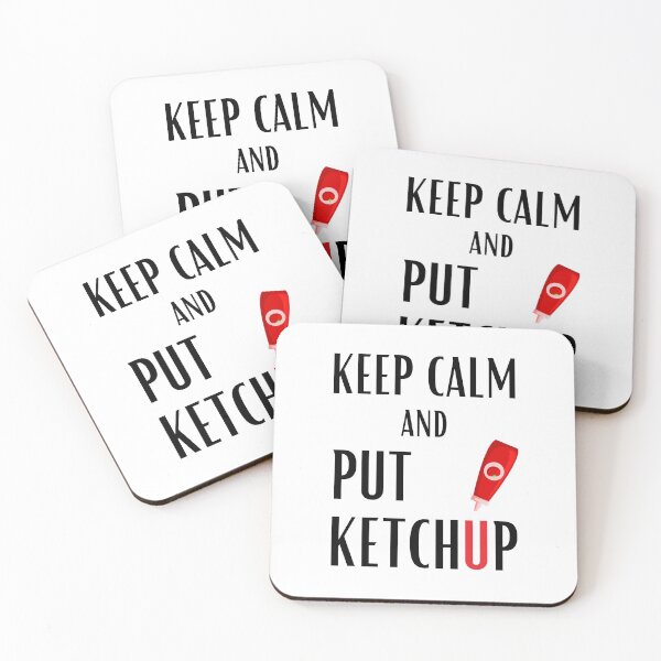 Item preview, Keep calm and put ketchup heinz mustard condiments designed and sold by daguilon.