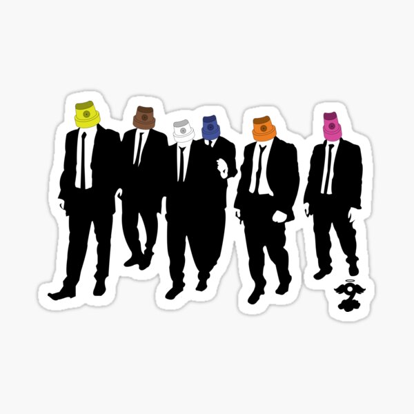 "Reservoir Dog Tags" Sticker for Sale by cl0udy1 Redbubble