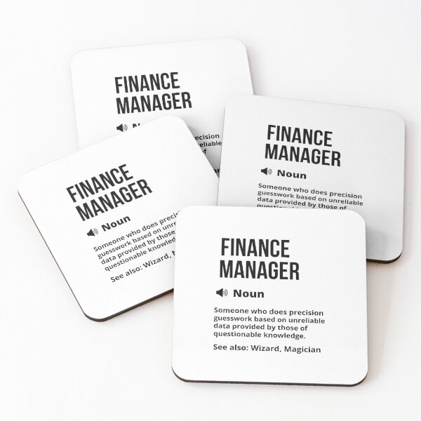 Item preview, Finance Manager Funny Definition - Finance Manager Funny Saying designed and sold by Yay Design.