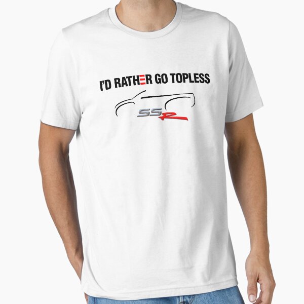 Item preview, I'd rather Go Topless for Light Backgrounds designed and sold by Godby Studios, Inc..
