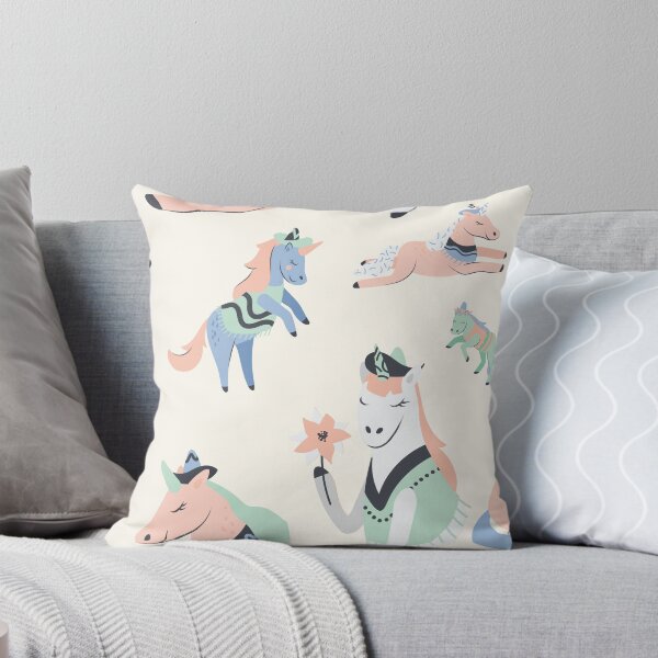 Item preview, Cute Festive Pastel Uni-Ponies designed and sold by Dream Big! by E. H..