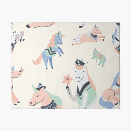 Item preview, Cute Festive Pastel Uni-Ponies designed and sold by Dream Big! by E. H..