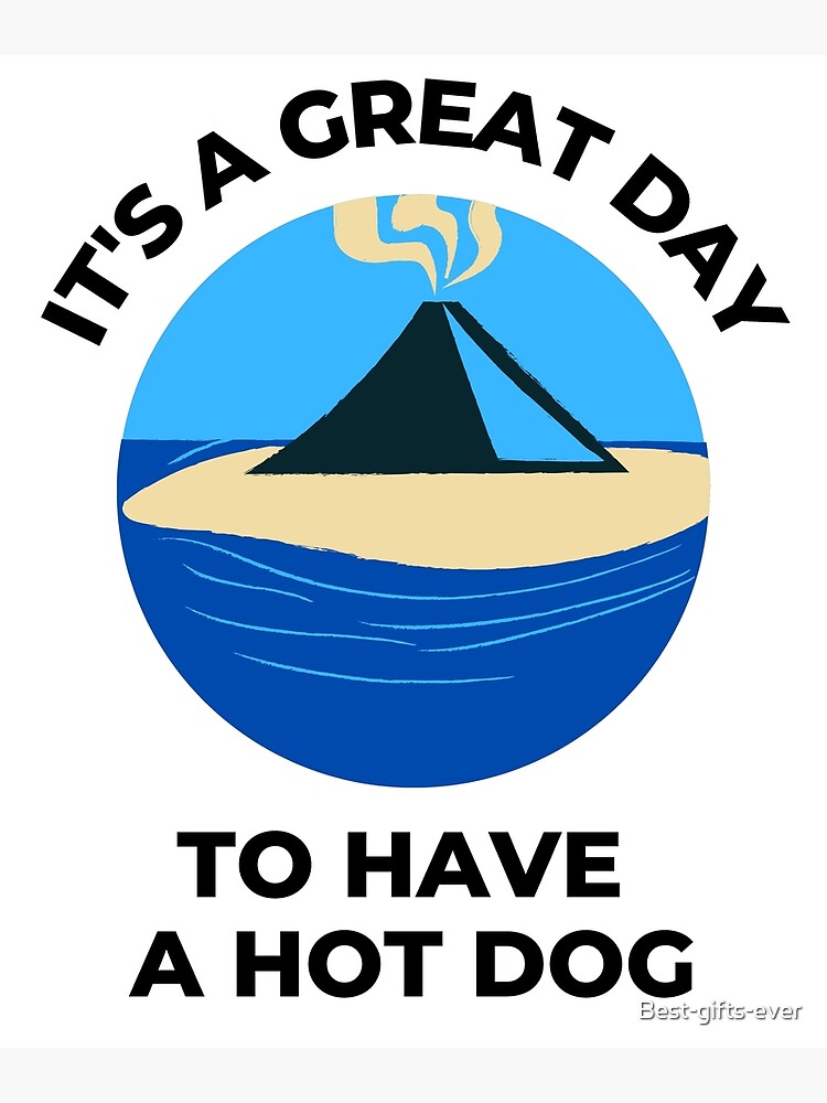 "Its a great day to have a hot dog! Iceland volcano eruption