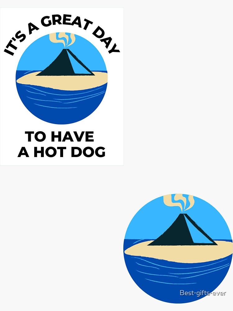 "Its a great day to have a hot dog! Iceland volcano eruption