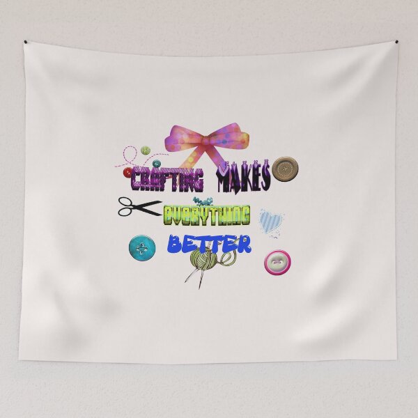 Item preview, Crafting Makes Everything Better designed and sold by Viktor Kabbach.