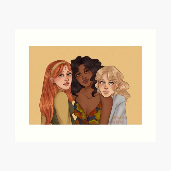 lily, mary, and marlene Art Print