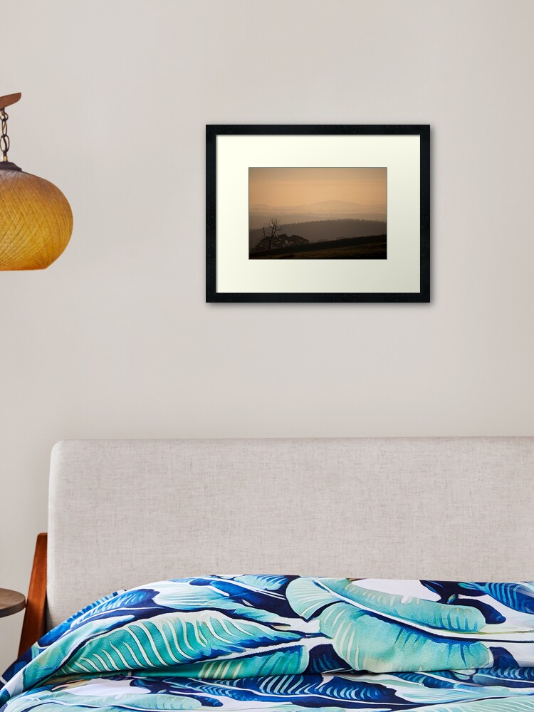 Thumbnail 1 of 7, Framed Art Print, Smokey Town, Creswick designed and sold by Tiffany Dryburgh.