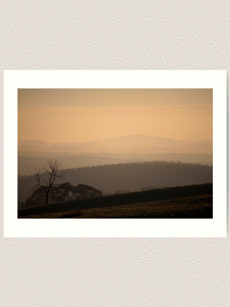 Thumbnail 2 of 3, Art Print, Smokey Town, Creswick designed and sold by Tiffany Dryburgh.