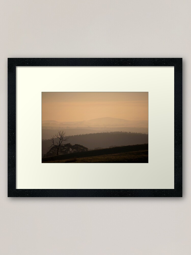 Thumbnail 2 of 7, Framed Art Print, Smokey Town, Creswick designed and sold by Tiffany Dryburgh.
