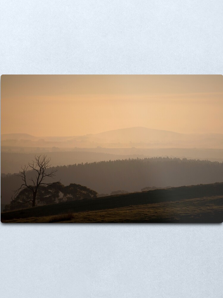 Alternate view of Smokey Town, Creswick Metal Print