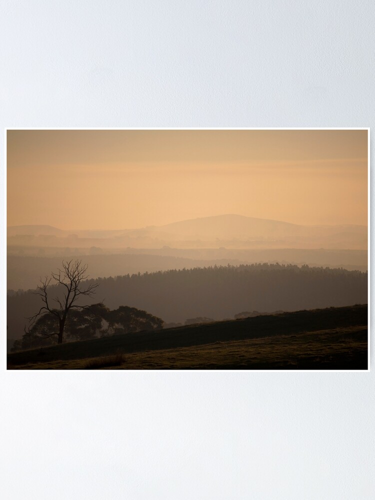 Alternate view of Smokey Town, Creswick Poster
