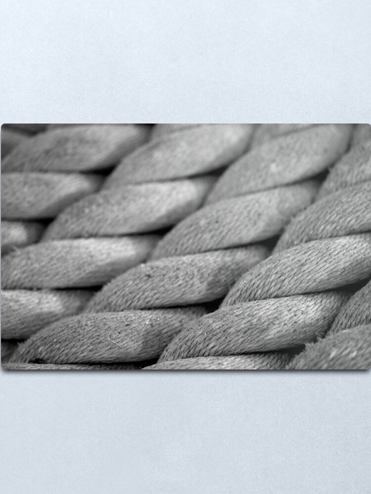 Alternate view of Neatly Twisted Metal Print