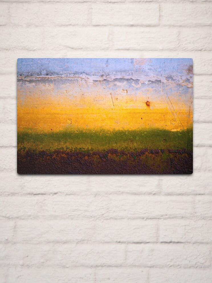 Thumbnail 2 of 4, Metal Print, City Sunset designed and sold by Tiffany Dryburgh.