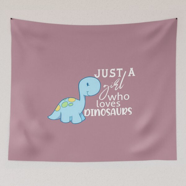 Item preview, just a girl who loves dinosaurs designed and sold by zahra369der.