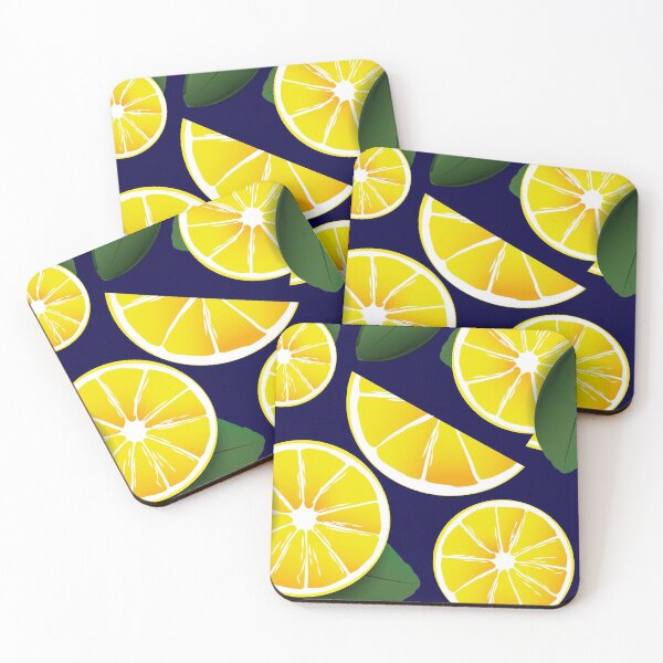 Item preview, big lemons with blue background designed and sold by hateeyes.