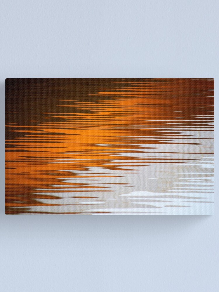 Alternate view of Orange Water Canvas Print