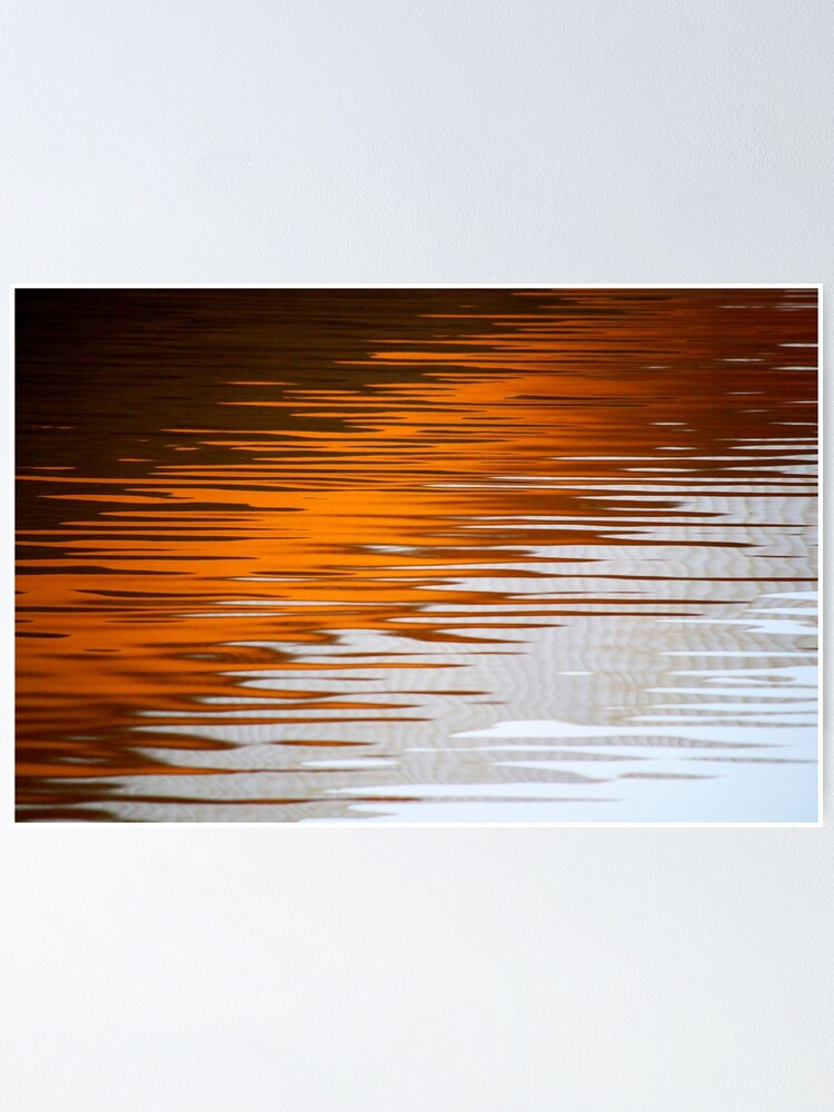 Alternate view of Orange Water Poster
