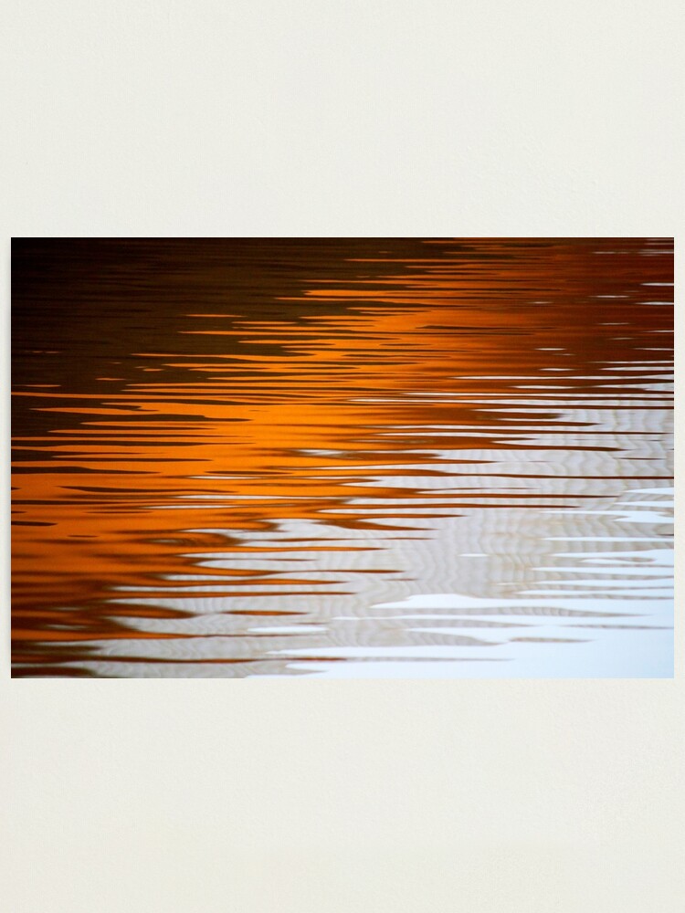 Alternate view of Orange Water Photographic Print