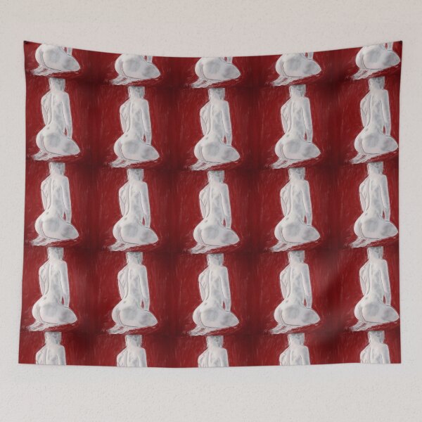 Item preview, Nude Woman - Red by JoJo designed and sold by Jojoerotica.