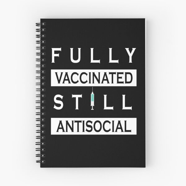 Item preview, Fully Vaccinated Still Antisocial designed and sold by ZimbomDesigner.