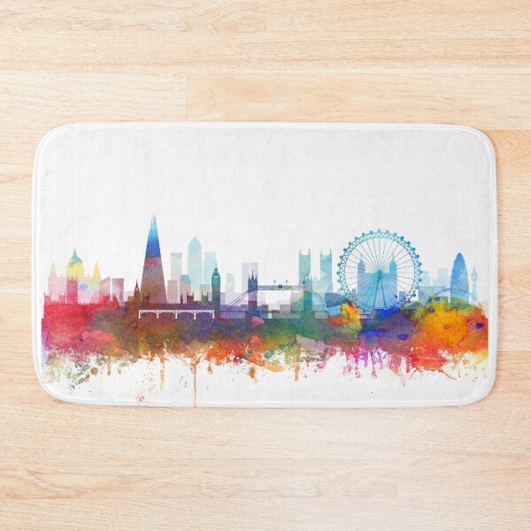 Artikelvorschau, London Skyline Aquarell von Zouzounio Art entworfen und verkauft von zouzounioart.