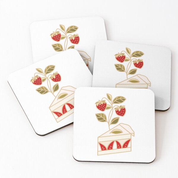 Item preview, Aesthetic Strawberry Cheese Cake designed and sold by artflorara.