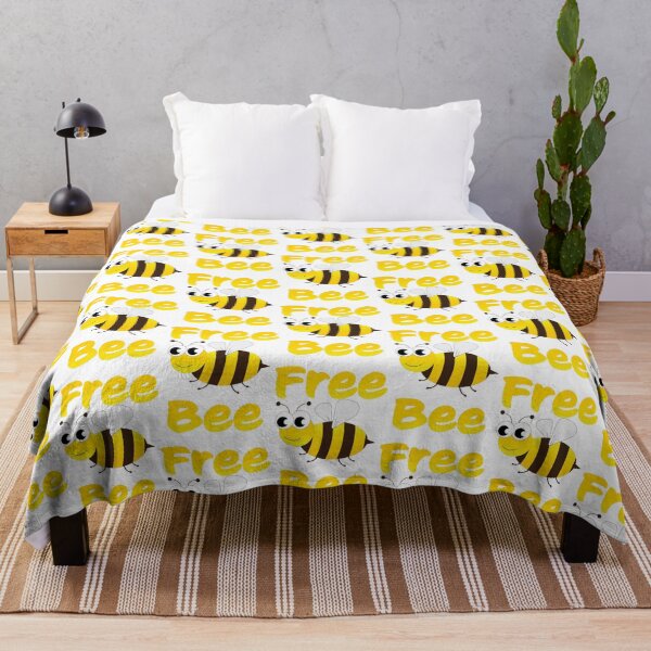 Item preview, Bee Free Yellow And Brown Bee designed and sold by geminivibe.